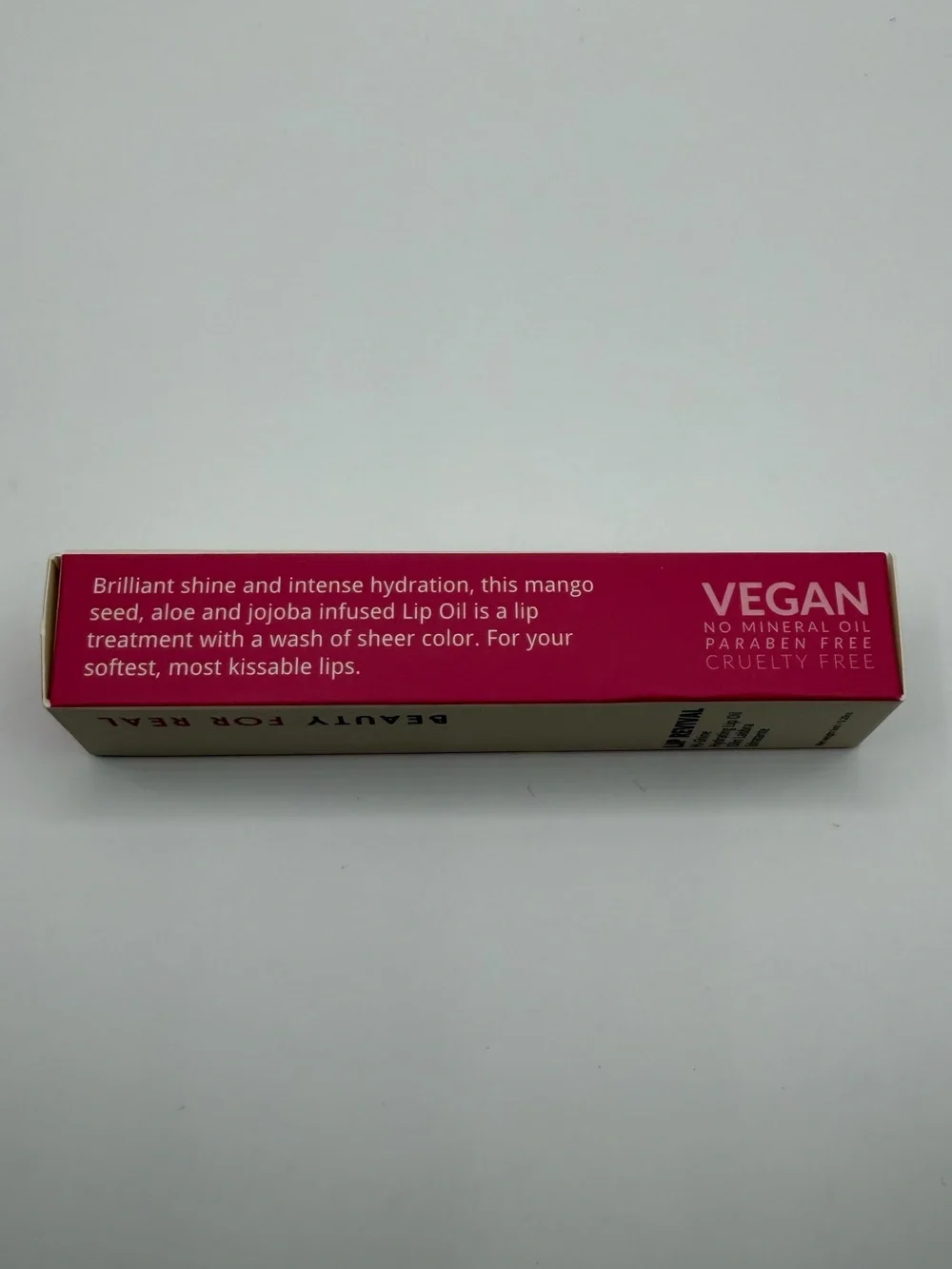 Beauty For Real Lip Revival Hi-Shine Hydrating Lip Oil in Raspberry Beret